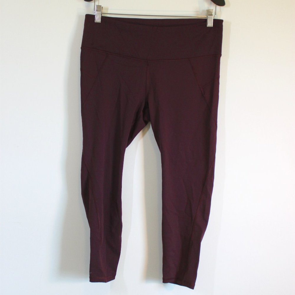 Athleta | Dark Red Workout Leggings